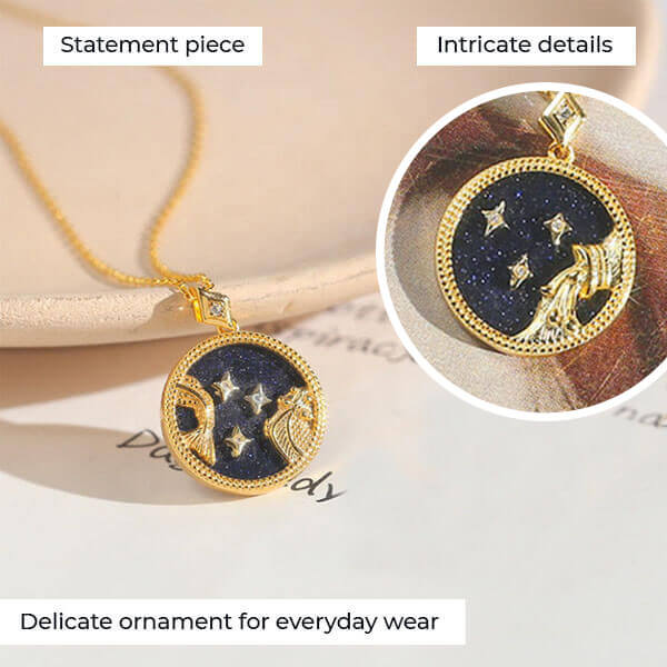 Goldosa - Unique Zodiac Necklace: Wear the Shine of the Stars Around Your Neck!