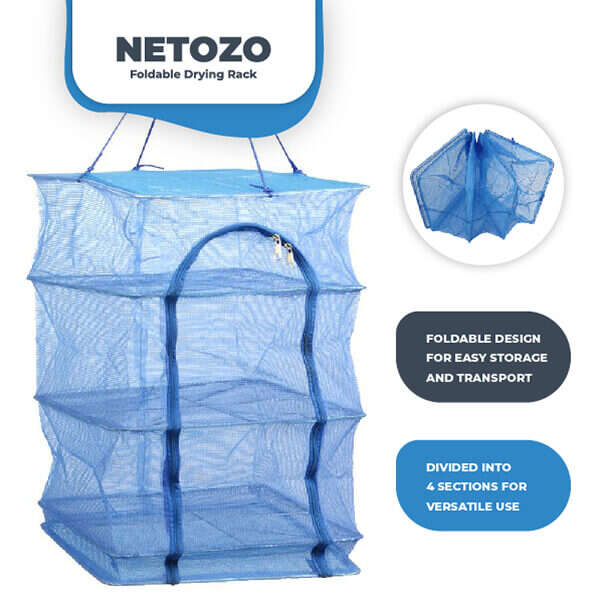 Netozo - Fruit and Vegetable Drying Net: Natural Drying Without Expensive Devices!