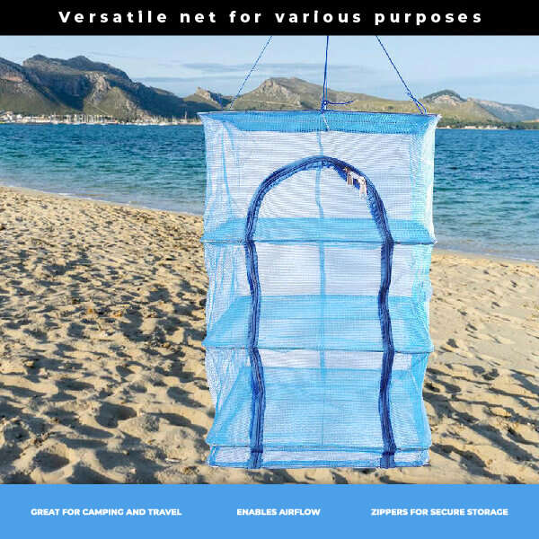 Netozo - Fruit and Vegetable Drying Net: Natural Drying Without Expensive Devices!