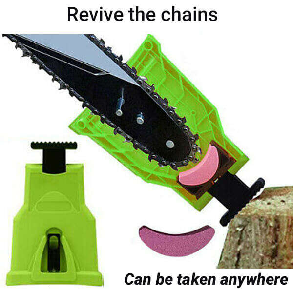 Sawster - Compact Chain Sharpener: Revitalize Your Saw Easily!