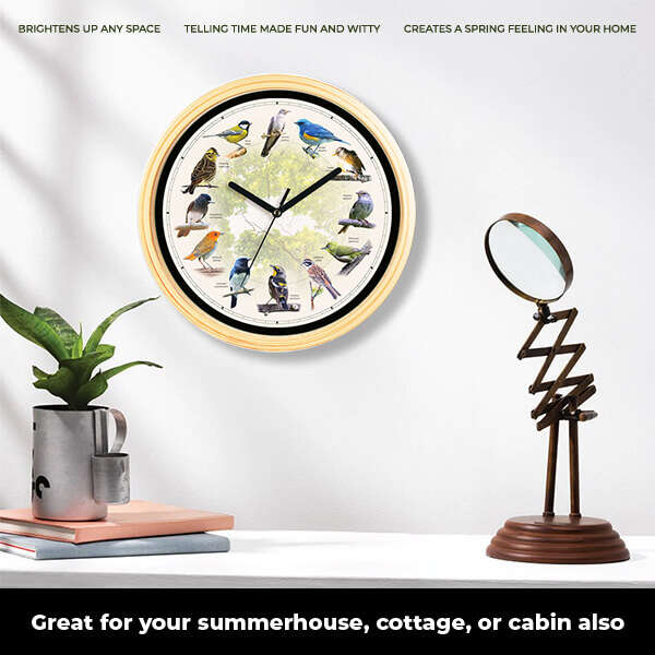 Nestly - Sound Wall Clock: Charming Melodies for a Pleasant Ambience!