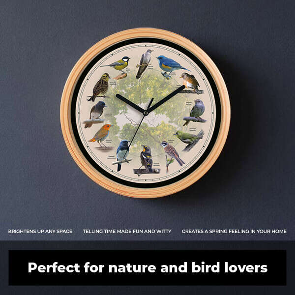 Nestly - Sound Wall Clock: Charming Melodies for a Pleasant Ambience!