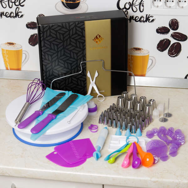 MrCakesie - Professional Pastry Set: Turn Your Desserts into Works of Art!