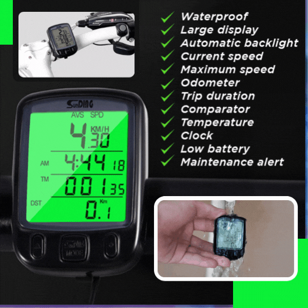 Riderate - Bicycle Speedometer: Easy Performance Monitoring!