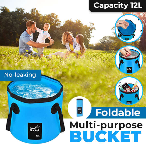 Compaxy - Practical Foldable Bucket for Fishing and Outdoor Activities!