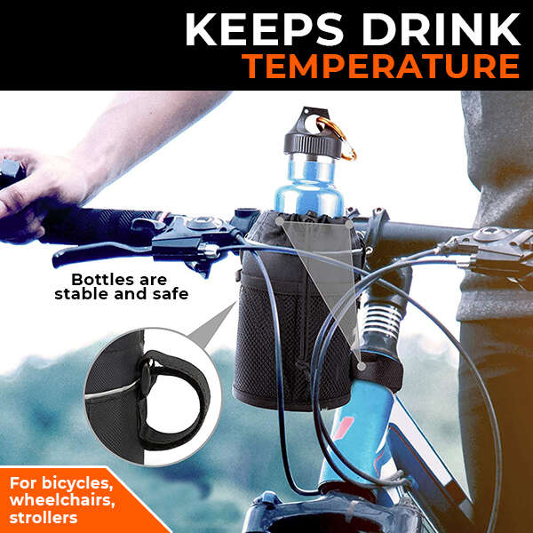 Tadey - Bicycle Thermos Bottle Holder: Organize Your Drinks and Personal Items!