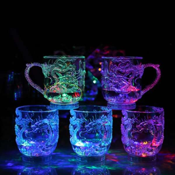 NightDragon - 3D LED Dragon Mug: Transform Your Drink into Colorful Experiences!