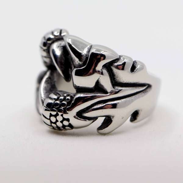 Clutches - Stainless Steel Gothic Ring for Authentic Style!