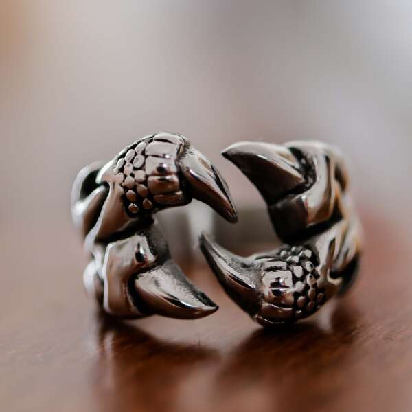 Clutches - Stainless Steel Gothic Ring for Authentic Style!