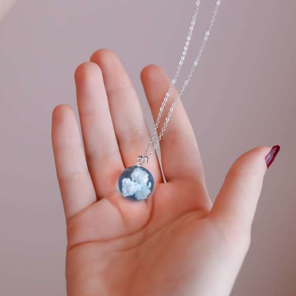 Blue Sky - Unique Pendant Necklace - Refined Style and Positive Energy!