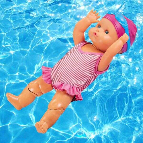 Dolly - Baby Swimming Doll - The Ideal Bathtime Buddy!