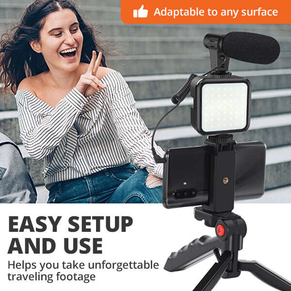 Vloggie - Complete Recording Kit: Be a Professional Video Content Creator!