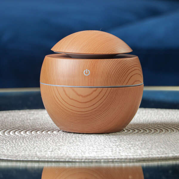 AirFizzy Humidifier - Modern Design with 7-Color Lighting and Aromatherapy