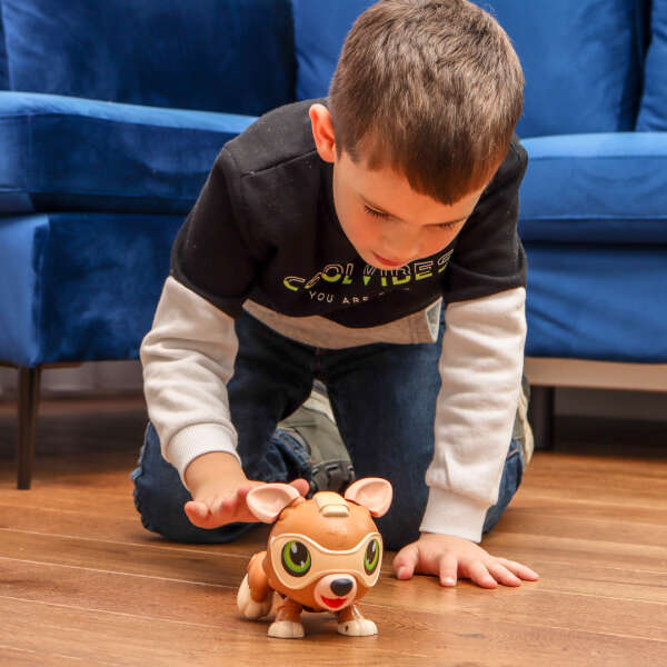 Scuppy - Interactive Robotic Toy: Fun and Sounds Like a Real Dog!