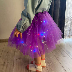 Tights - Layered Tutu with LED Lights!