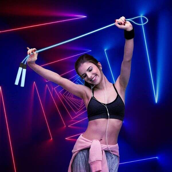 Jumpyno - Jump Rope with LED Light: Improve Your Fitness Fun!