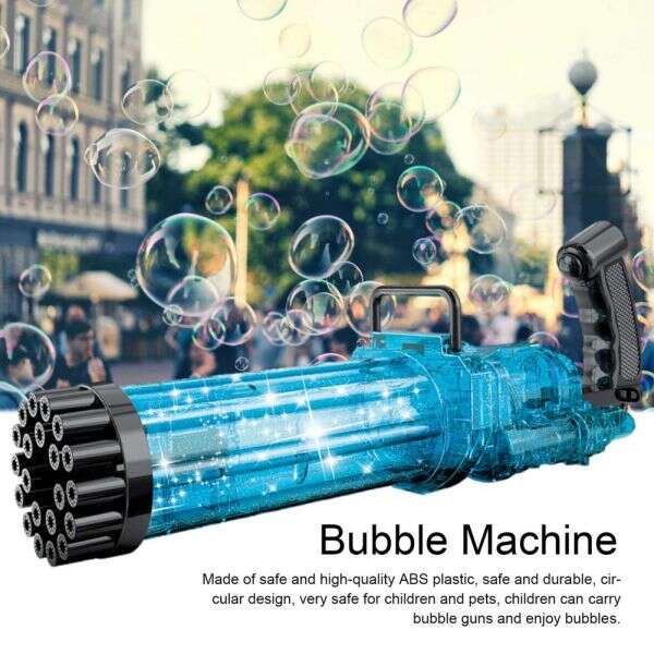 BubbleTop - Large Bubble Blower with LED Lights and Music - Endless Fun!