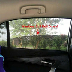 PortaShade - Set of 2 Car Window Sunshades: More Comfortable and Safe Travel!