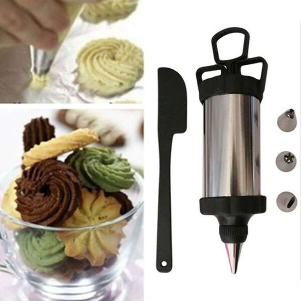 Delic - Pastry Decorating Set with Baking Mold for Perfect Muffins!