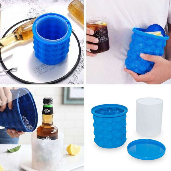 Iceish - 2-in-1 Ice Cube Tray: Cooler and Ice Maker!