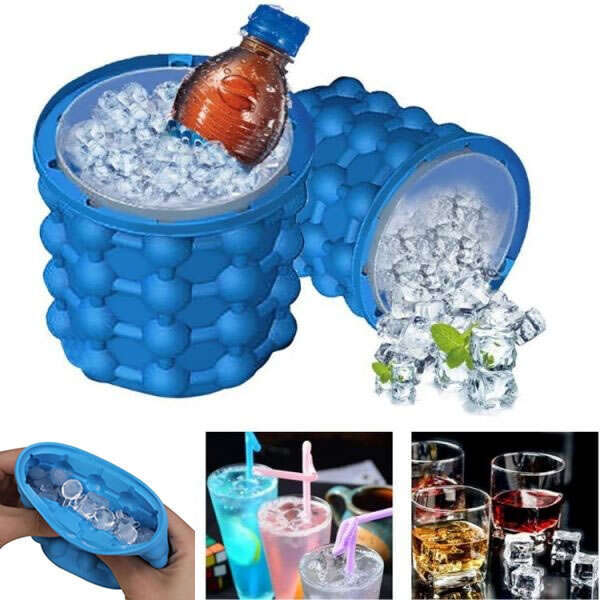 Iceish - 2-in-1 Ice Cube Tray: Cooler and Ice Maker!