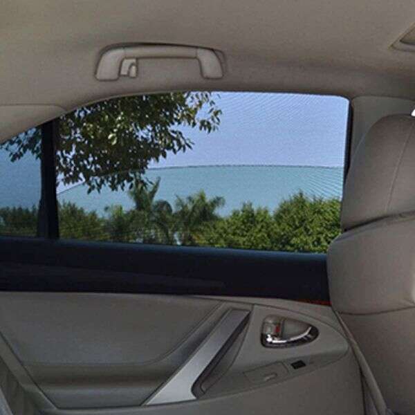 PortaShade - Set of 2 Car Window Sunshades: More Comfortable and Safe Travel!