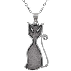 Gatta - Modern Cat Pendant Necklace: Express Your Love for Cats!