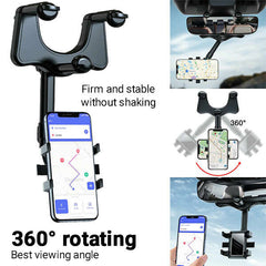 Spatro - Rotating and Retractable Phone Holder for Car: Safety and Comfort on the Road!