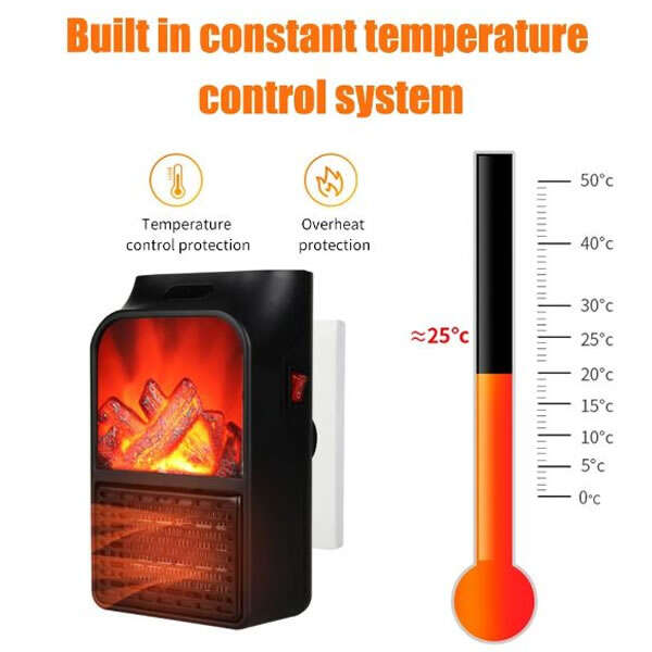 Artton - Small Portable Heater with Remote Control - Instant and Silent Heat