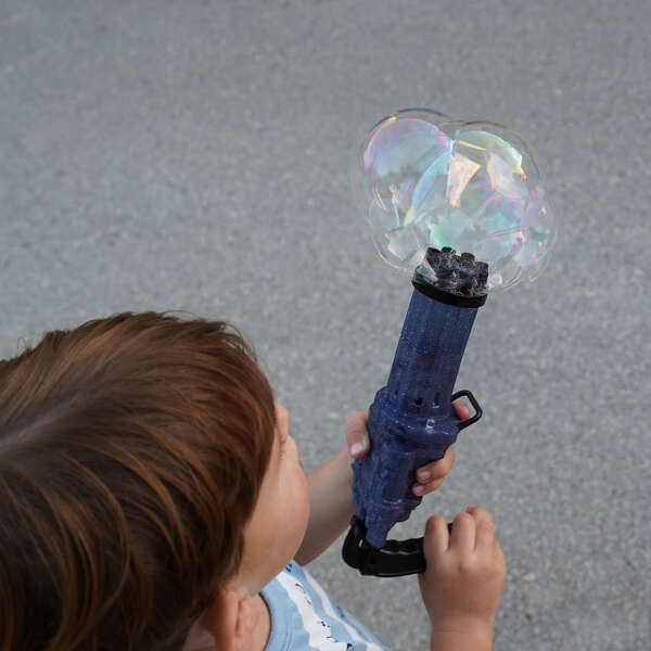 BubbleTop - Large Bubble Blower with LED Lights and Music - Endless Fun!