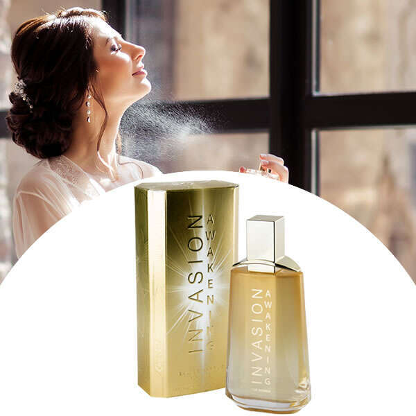 Golden Glow - Invasion: Invigorating Perfume for Women with Floral and Fruity Aromas!