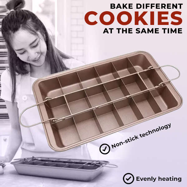 CakeyBakey - Baking Tray with Dividers for Perfect Cakes!