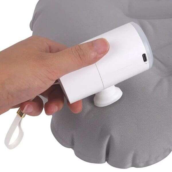 NanoFlow - Multifunctional Air Pump: Inflates Quickly and Serves as a Lamp for Outdoor Activities!