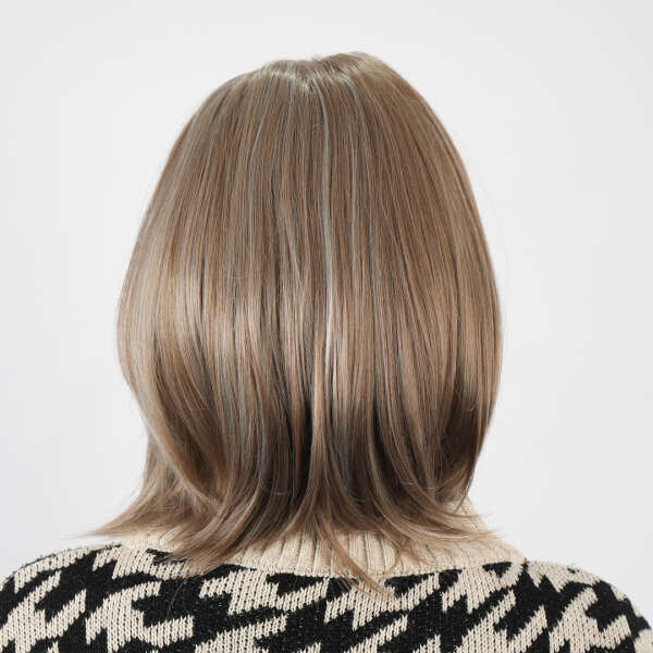 Noelle - Caramel Blonde Modern Bob Wig: Volume and Style Every Day!