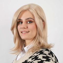 Eleanore - Voluminous Platinum Blonde Wig for a Quick Transformation!