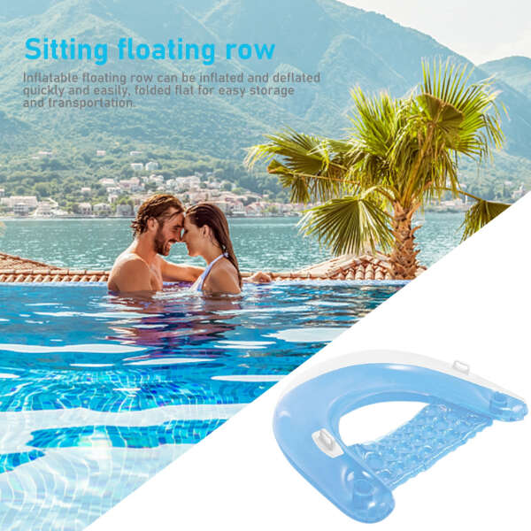 Chilaxo - Inflatable Pool Chair with Cup Holder!