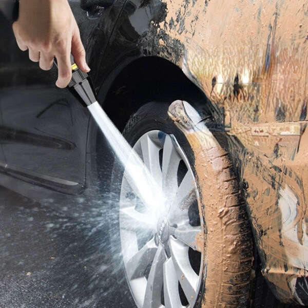 GrimeOff - High Pressure Hose Spray Nozzle: Efficiency and Versatility in the Garden and for Car Washing!