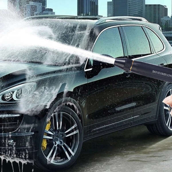 GrimeOff - High Pressure Hose Spray Nozzle: Efficiency and Versatility in the Garden and for Car Washing!