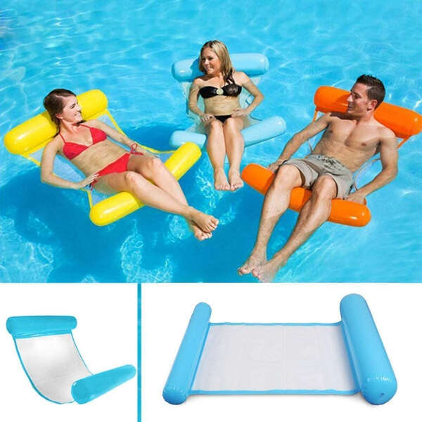 Floaton - 4-in-1 Inflatable Pool Hammock: Relaxation and Fun in the Water!