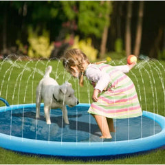 Waterlark - Fountain Pool for Kids and Pets: Water Fun in a Curve!