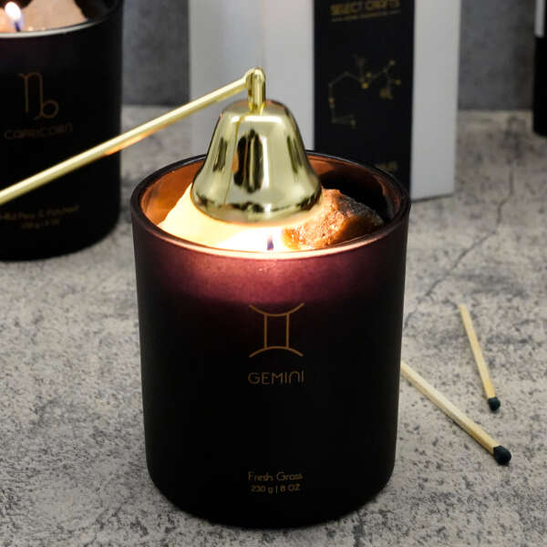 Lumira - Astrological Candle with Natural Stones: Discover Your Hidden Potential!