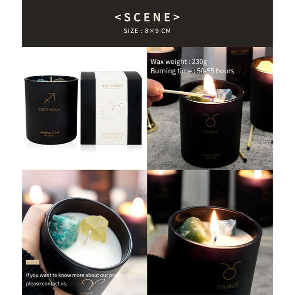 Lumira - Astrological Candle with Natural Stones: Discover Your Hidden Potential!