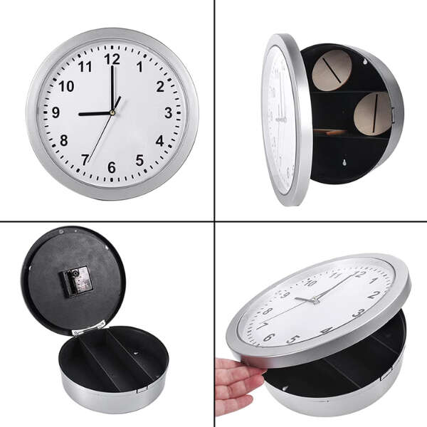 Safean - Safe Wall Clock: Elegance and Protection for Your Valuables!