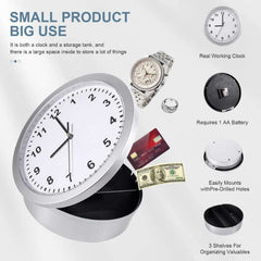 Safean - Safe Wall Clock: Elegance and Protection for Your Valuables!