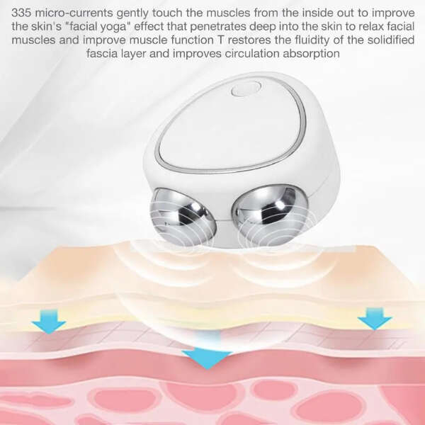 GlowTouch - Mini Facial Massager: Pamper Your Skin!