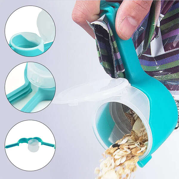 Snaptack - Set of 4 Bag Clips: Keep Your Food Fresh and Safe!