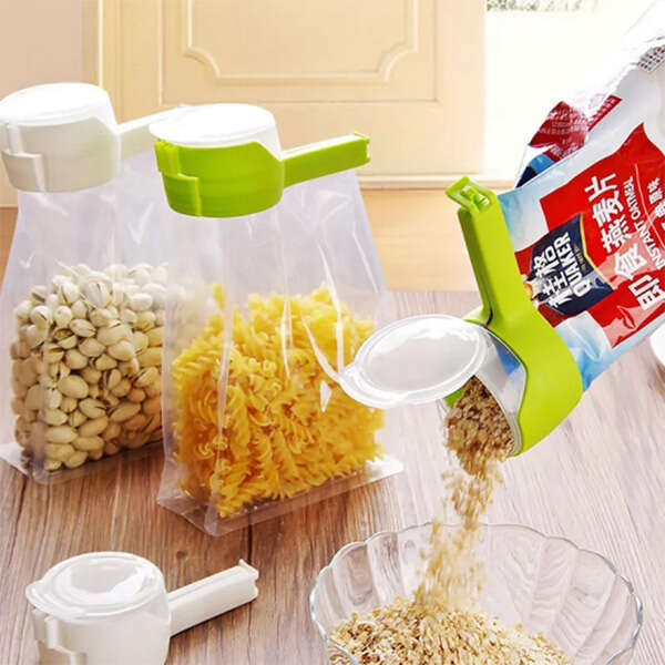 Snaptack - Set of 4 Bag Clips: Keep Your Food Fresh and Safe!