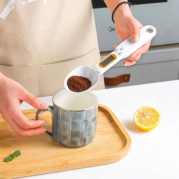 Scoopey - Spoon with Built-in Scale: Precise Measurements for the Kitchen!