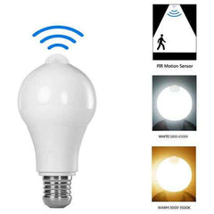 InstaLuce - Set of 3 LED Bulbs with Motion Sensor: Smart and Practical Lighting!