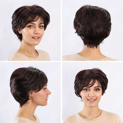 Linta - Short Shiny Wig: Instant Volume and Style!